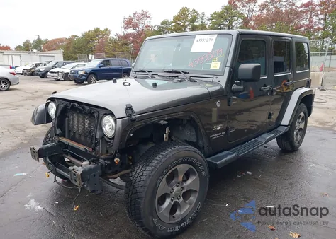 2017 Jeep Wrangler Unlimited Sahara 4X4 из США, поврежденный, VIN 1C4BJWEG0HL730077